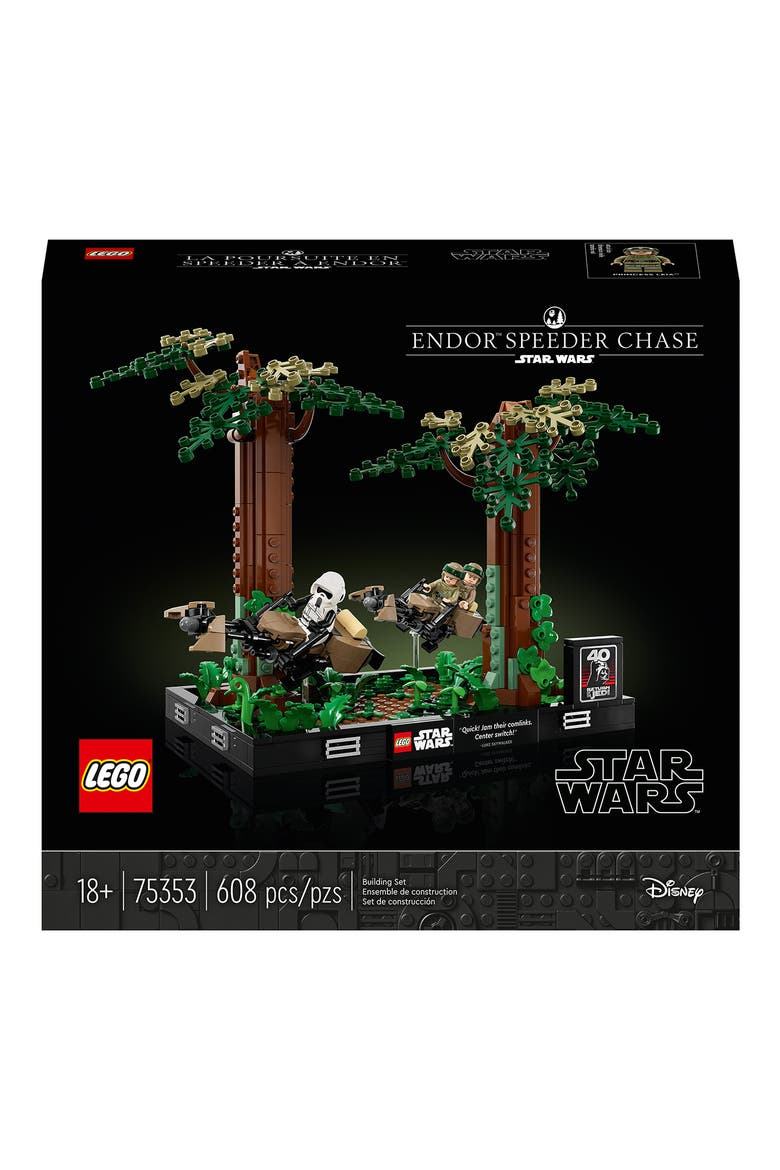18+ Star Wars™ Endor™ Speeder Chase Diorama - 75353, Main, color, BROWN MULTI
