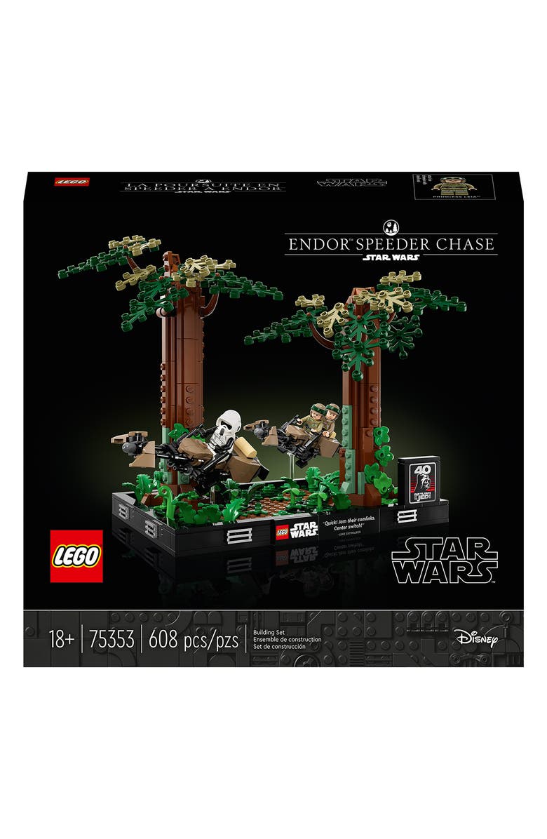LEGO 18+ Star Wars<sup>™</sup> Endor<sup>™</sup> Speeder Chase Diorama - 75353, Main, color, 