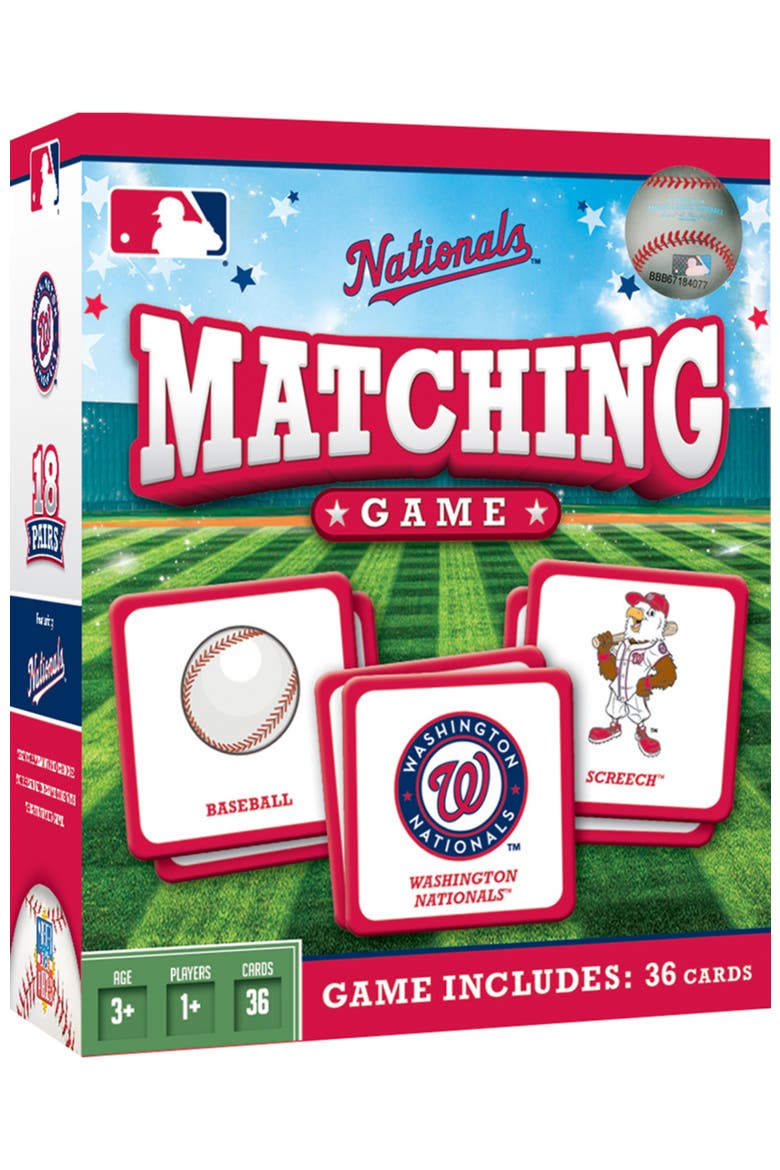 Washington Nationals Matching Game, Main, color, Multicolor