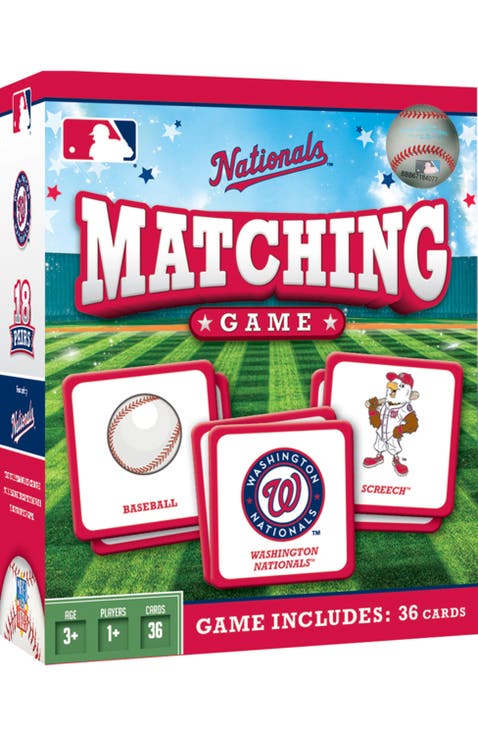 Washington Nationals Matching Game