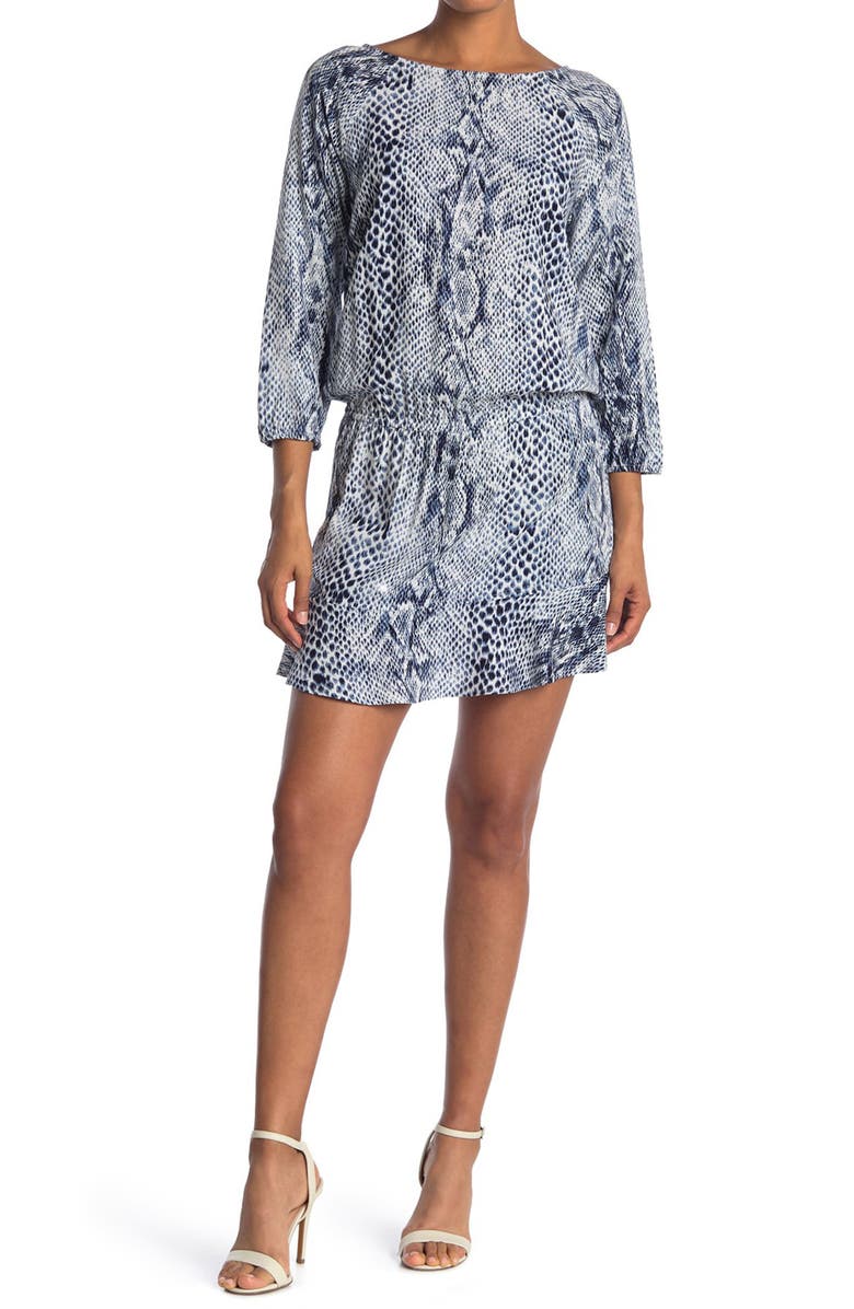 Soft Joie 'Arryn B' Snake Print Dress, Main, color,