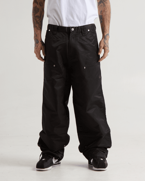 Shaka Wear Nylon Double Knee Pants In Black