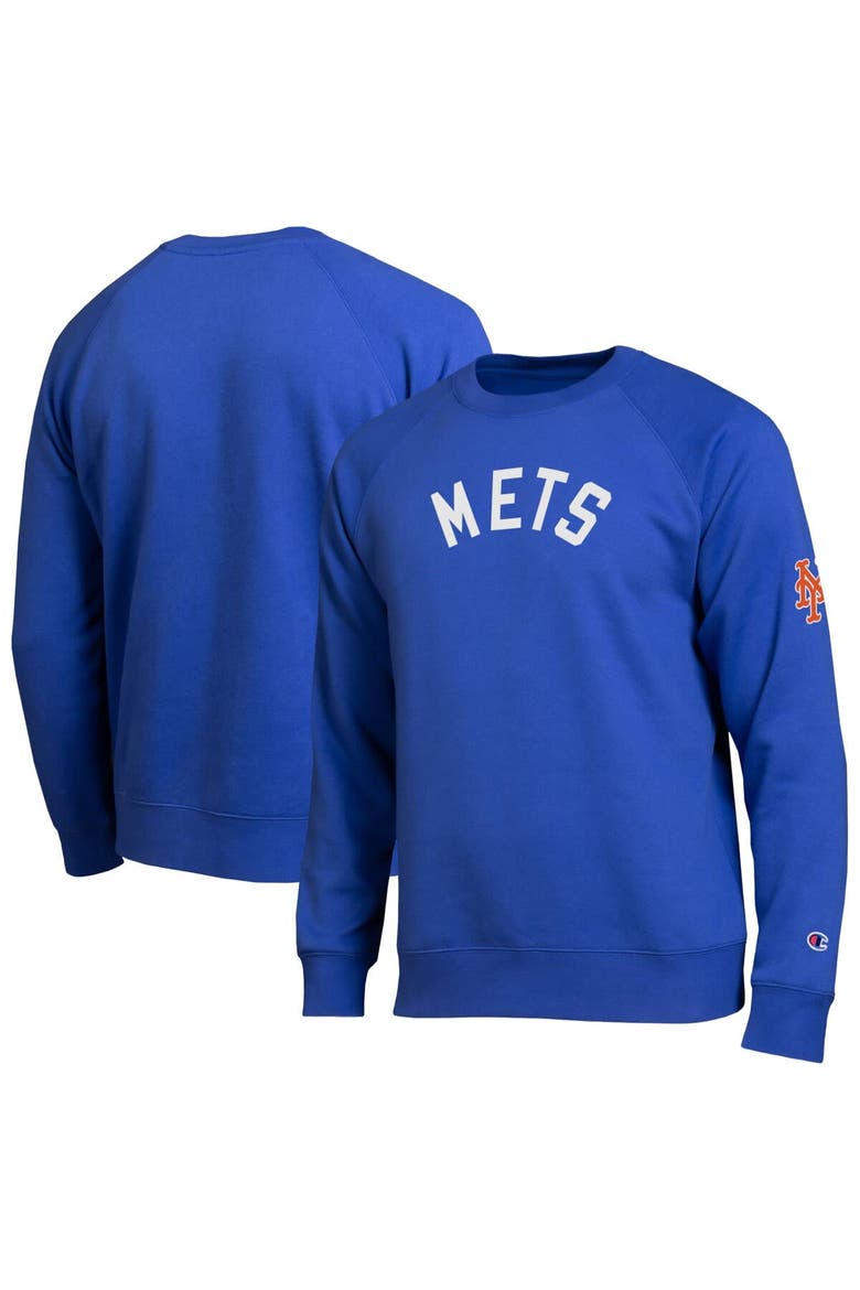 Men's Champion  Royal New York Mets All-Star Sweatshirt, Main, color, Royal