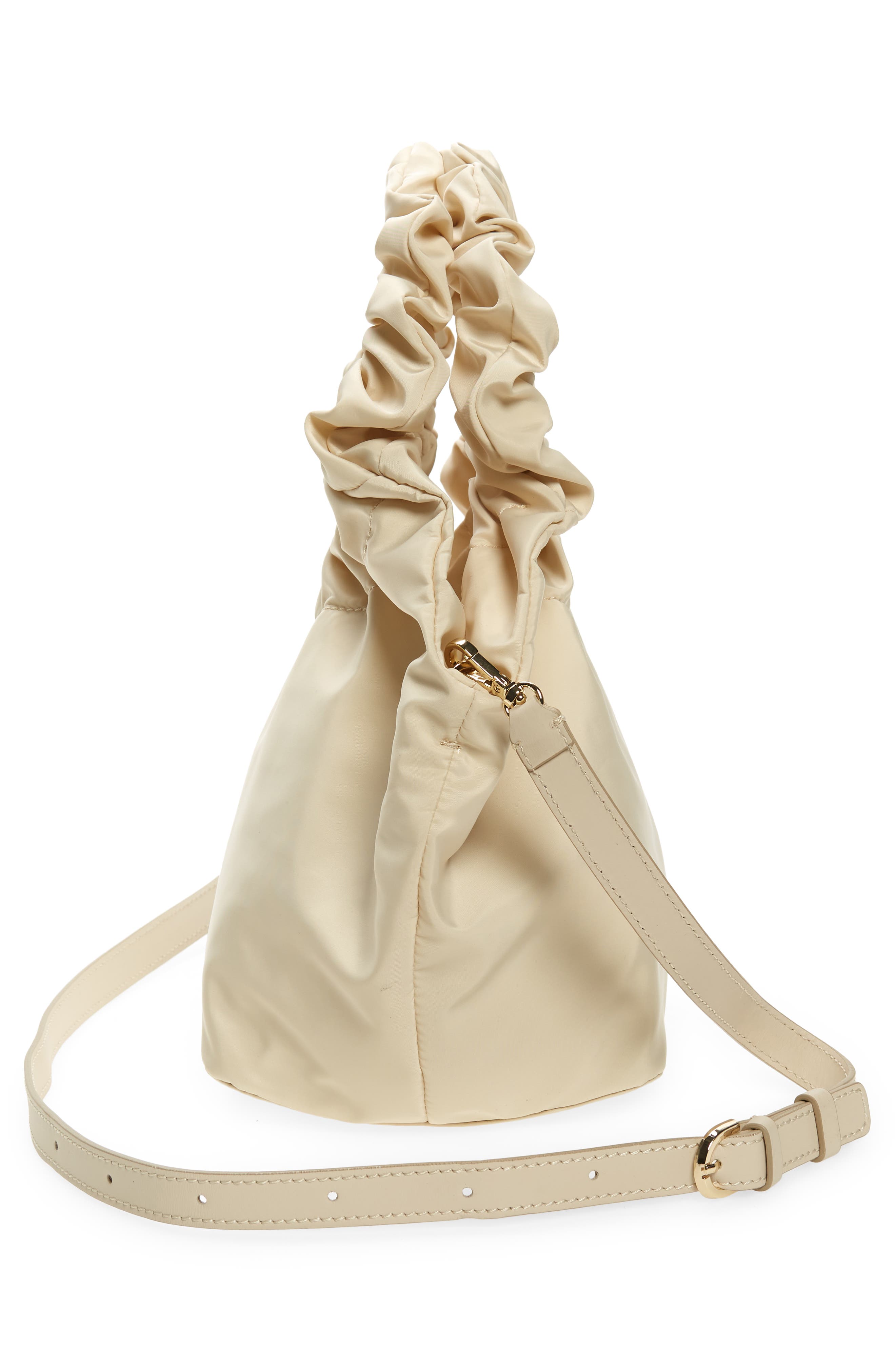 Le Scrunch Mini Crossbody Bag, Alternate, color, BONE