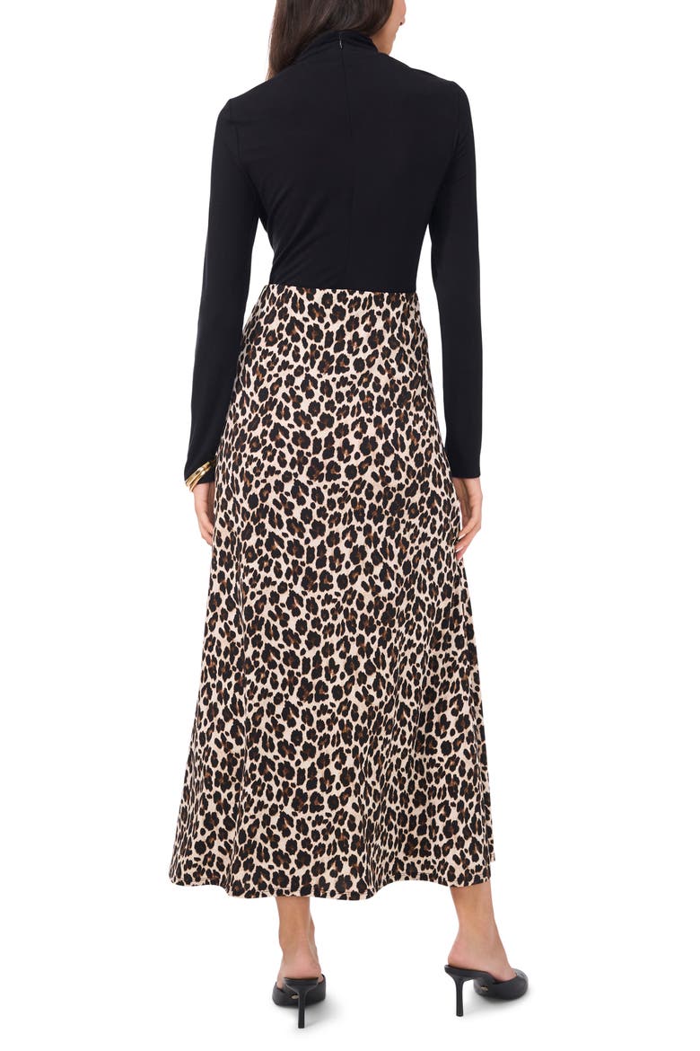 A-Line Midi Skirt, Alternate, color, RICH BLACK