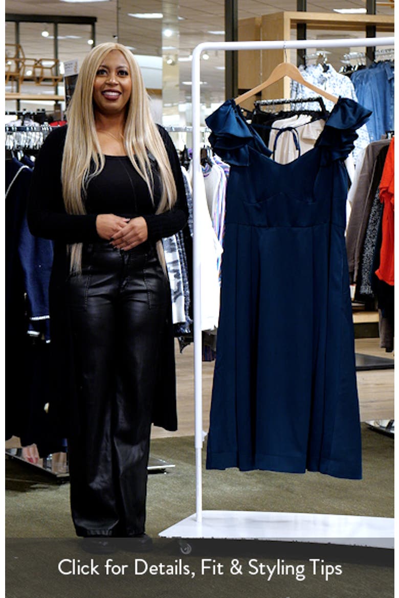 Roselyn Ruffle Sleeve Dress video
