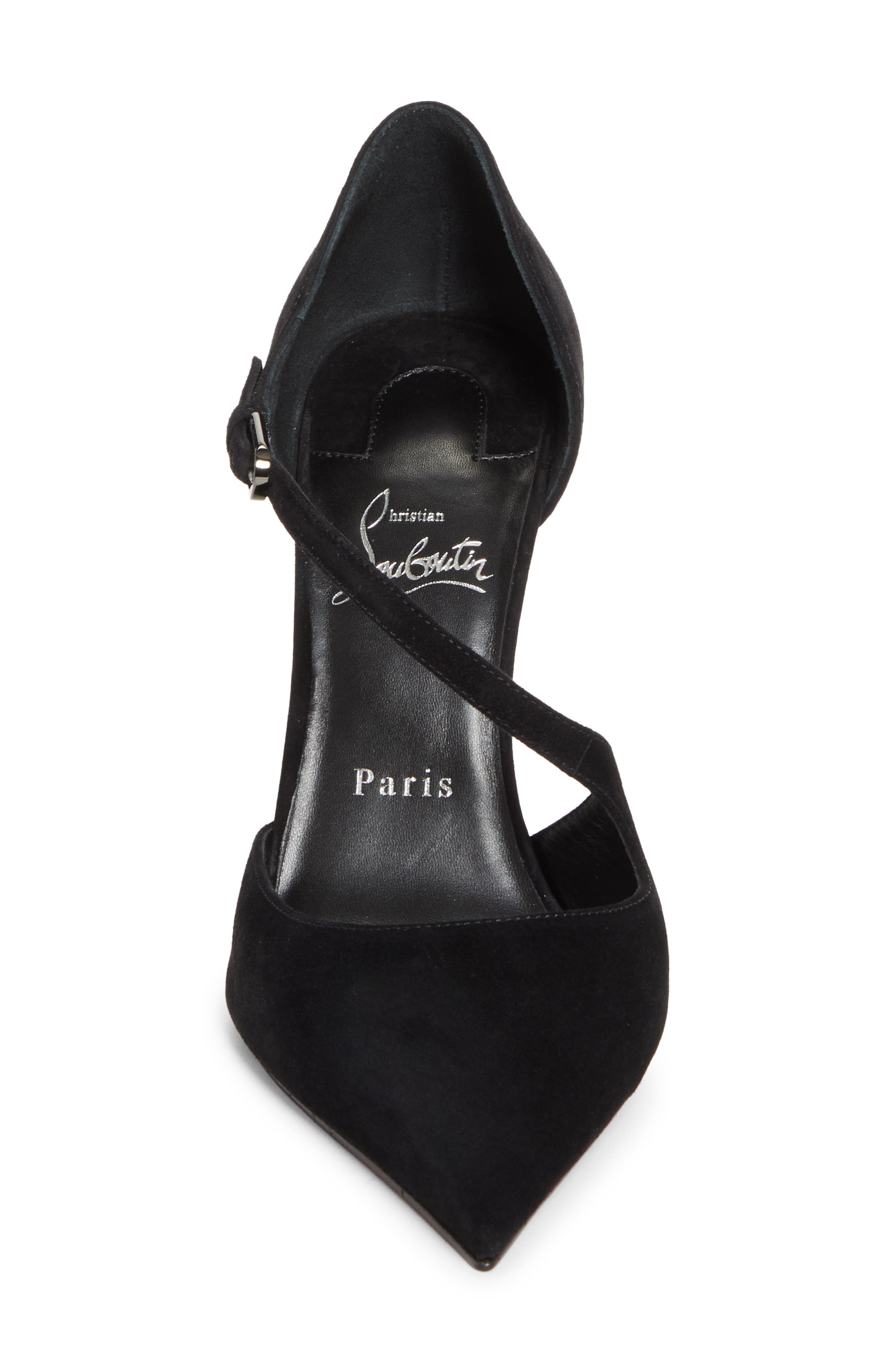 Christian Louboutin Miss Ziggyta d'Orsay Pump, Alternate, color, Black