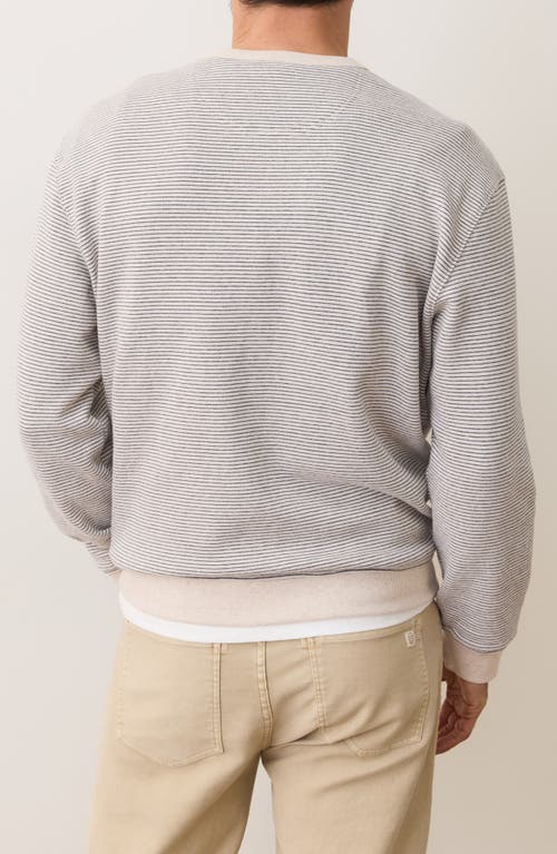 Marine Layer Cloud 9 Fleece Relaxed Crewneck Sweatshirt In Neutral