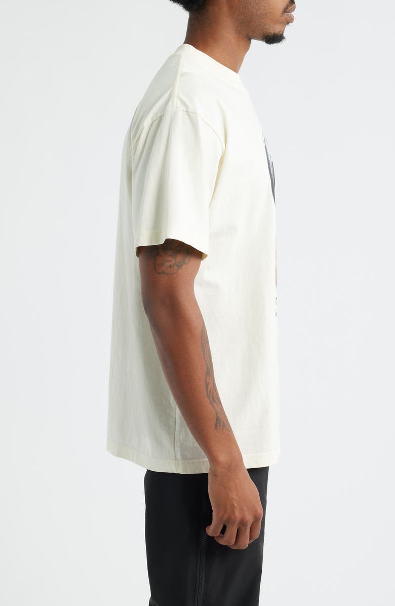 SANTO STUDIO Retriever Racing Graphic T-Shirt, Alternate, color, Cream