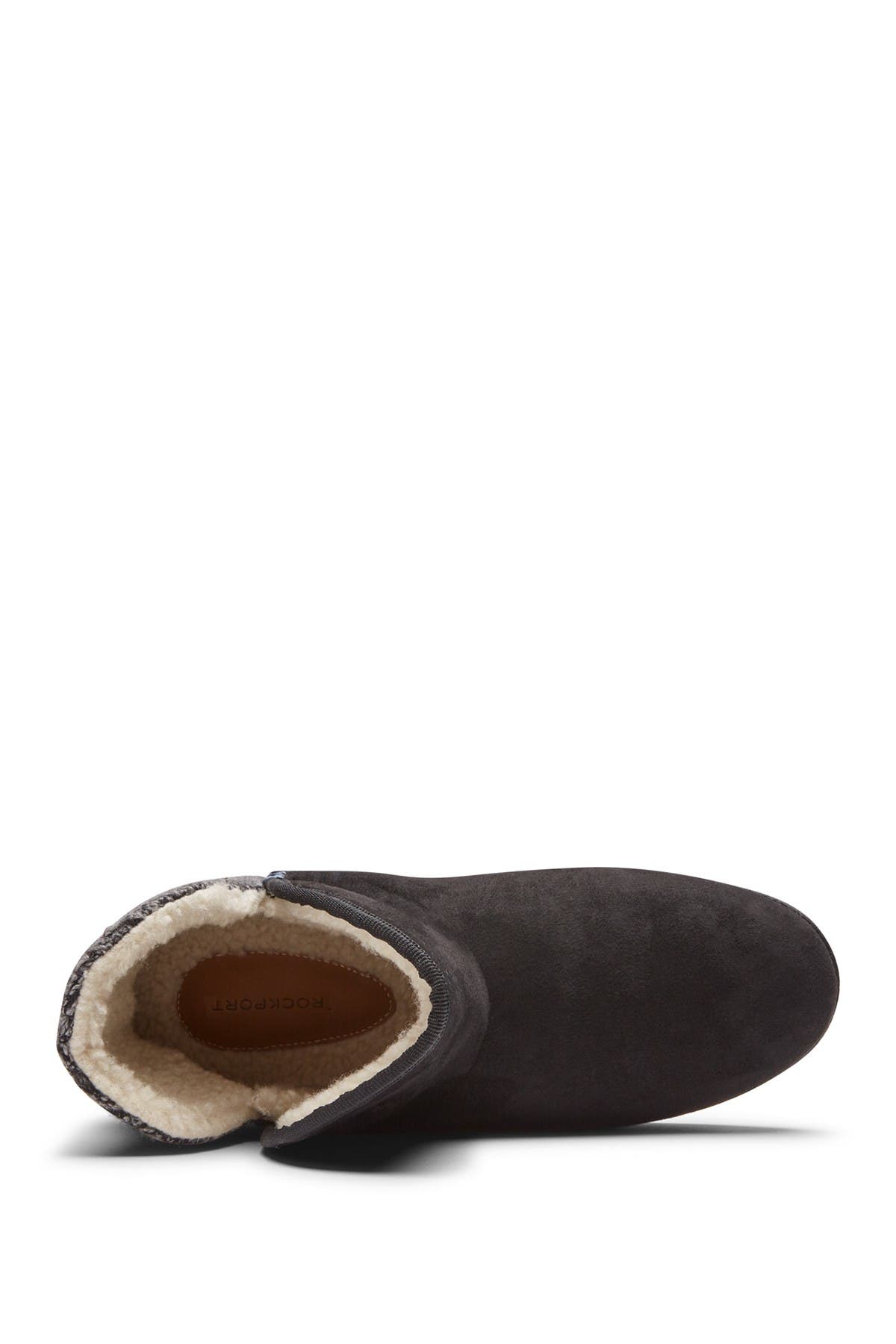 Rockport truTECH Veda Faux Fur Lined Slipper Boot, Alternate, color, 