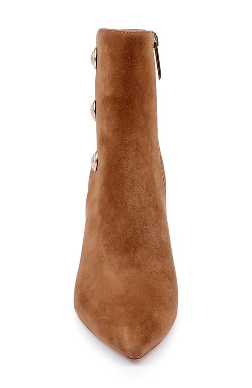 L'agence Theodora Ii Pointed Toe Bootie In Brown