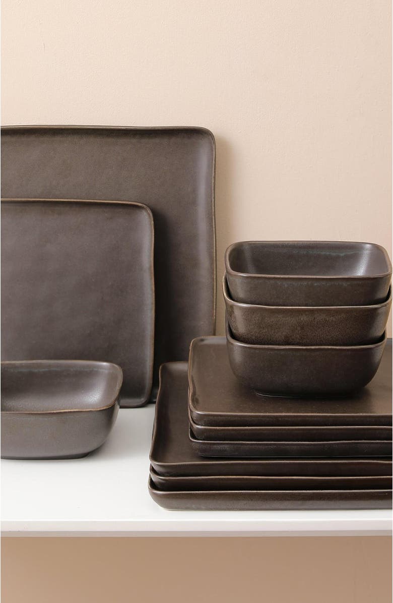 Stone Lain Jonny Stoneware 12-Piece Dinnerware Set, Alternate, color, 