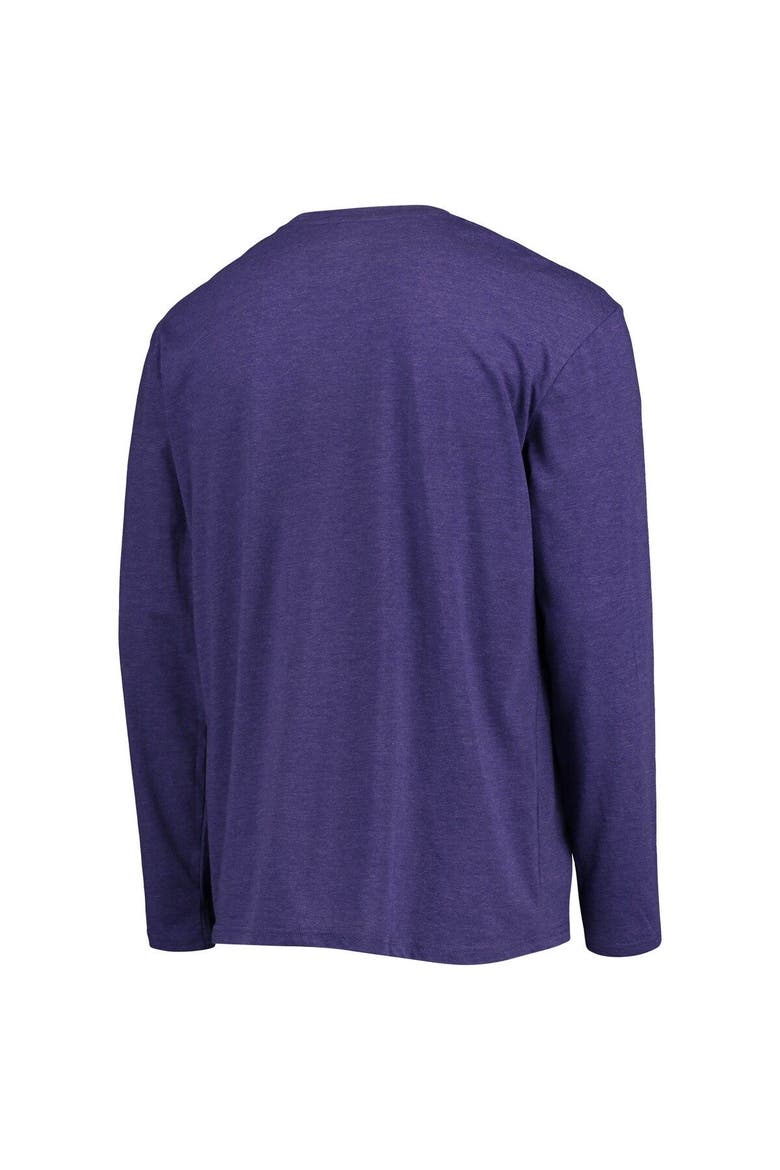 Men's Concepts Sport Black/Purple Phoenix Suns Long Sleeve T-Shirt & Pants Sleep Set, Alternate, color, Purple