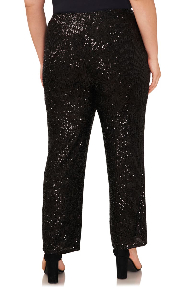 Vince Camuto Sequin Wide Leg Pants, Alternate, color, 