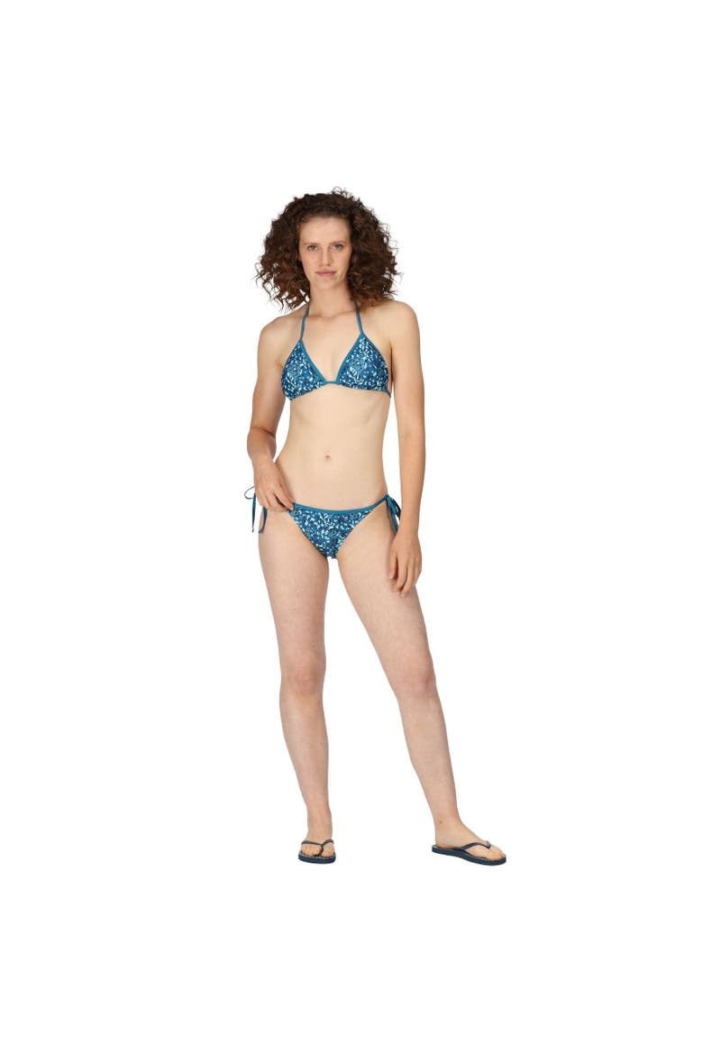 Aceana Animal Print Bikini Top, Alternate, color, Celestial