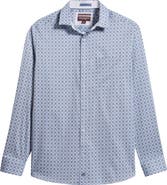 Johnston & Murphy Logan Print Button-Up Shirt