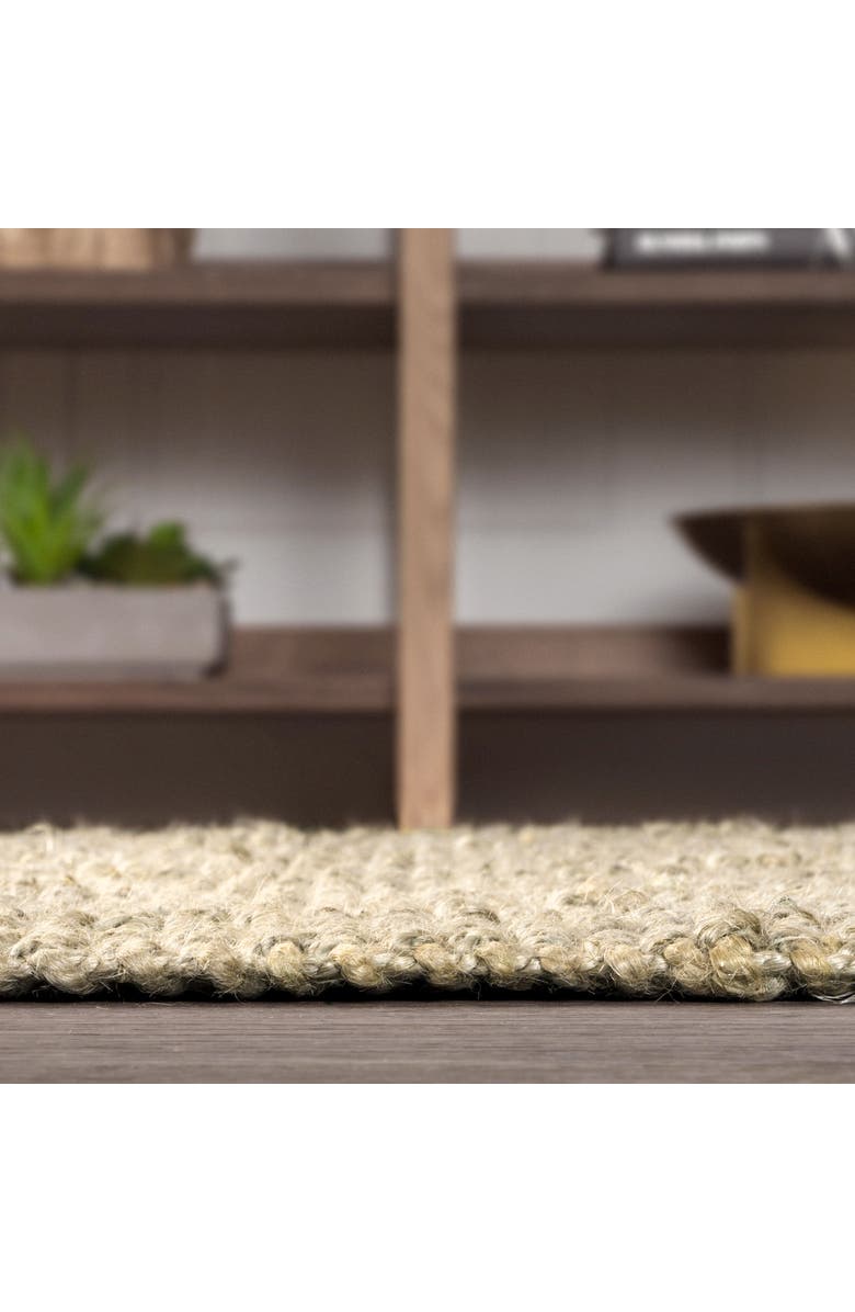 JONATHAN Y Hiro Hand Woven Chunky Jute Area Rug, Alternate, color, Ivory