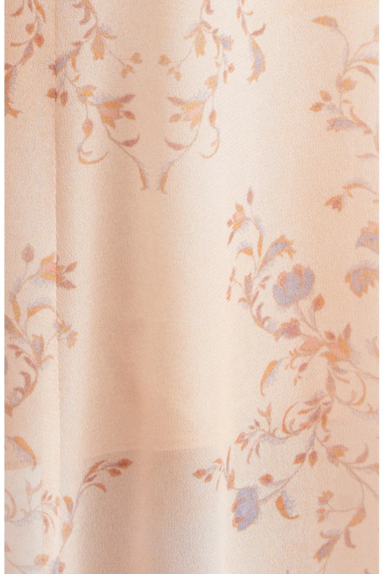 Valiant Print Long Sleeve Maxi Dress, Alternate, color, PEACH PAISLEY