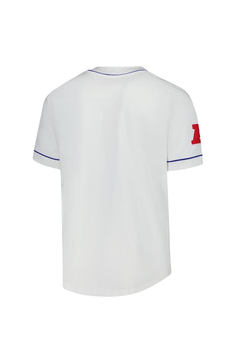 STARTER Men's Starter  White Indianapolis Colts Relay Vintage Full-Button Baseball Jersey, Alternate, color, White