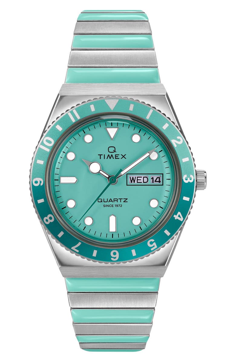 Timex<sup>®</sup> Q Timex Expansion Bracelet Watch, 36mm, Main, color,