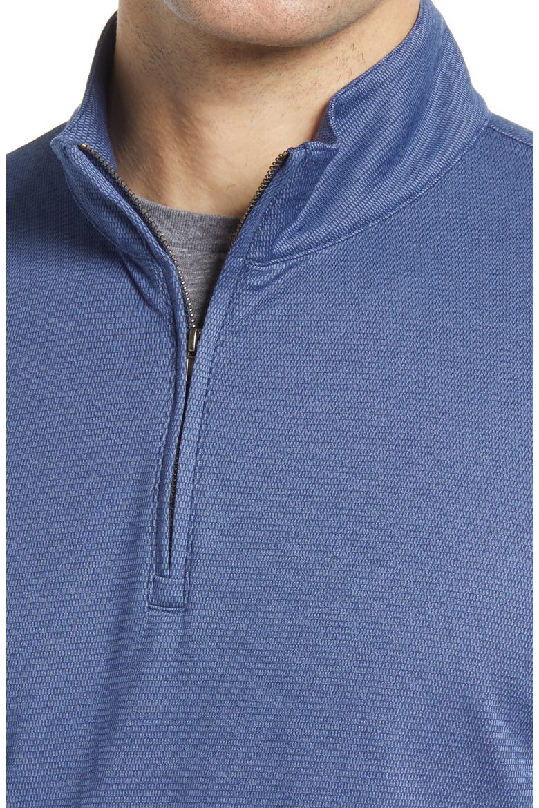 Marion Regular Fit Quarter Zip Pullover, Alternate, color, DARK BLUE