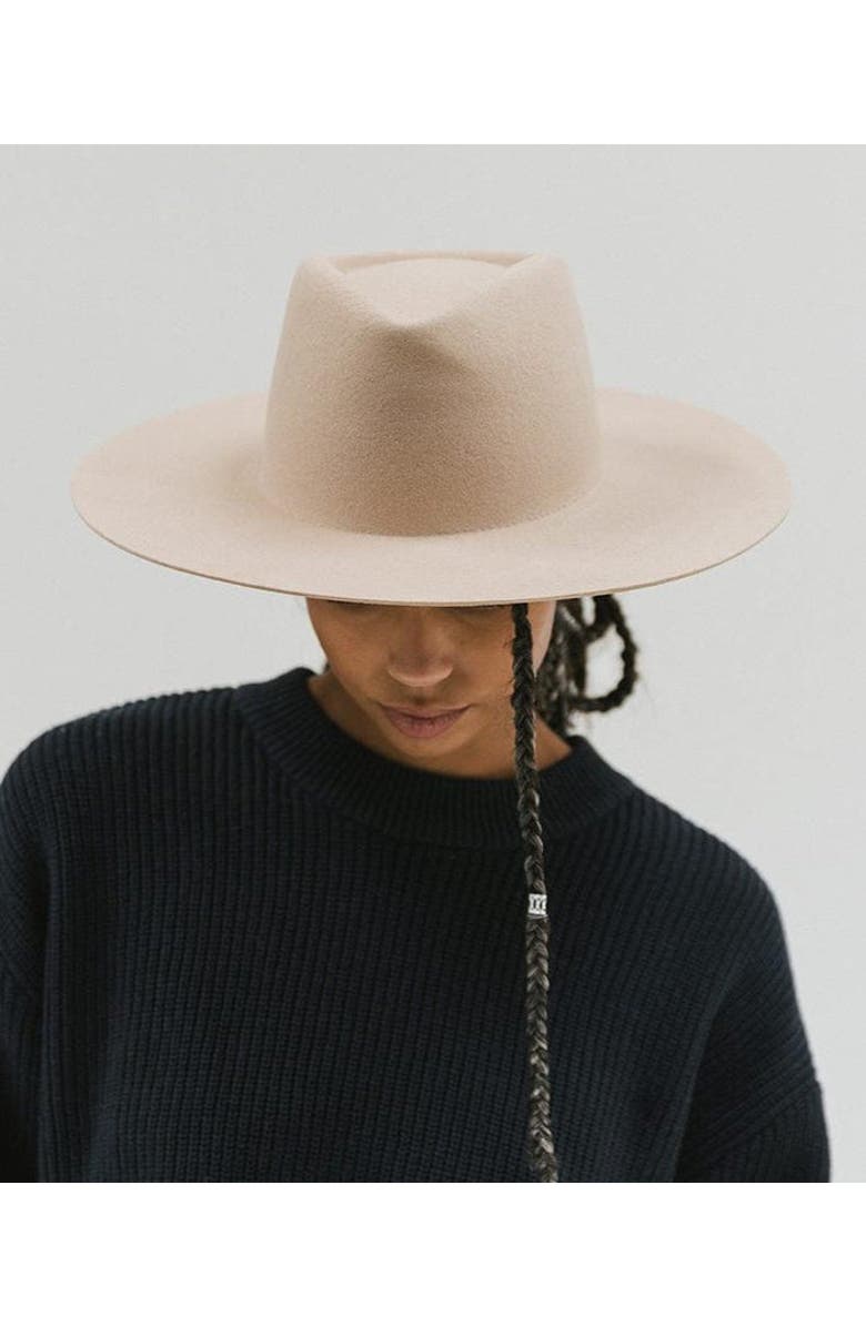 Gigi Pip Dakota Wide Brim Felt Hat, Alternate, color, Cream