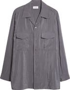 Lemaire Dry Silk Blend Button-Up Shirt
