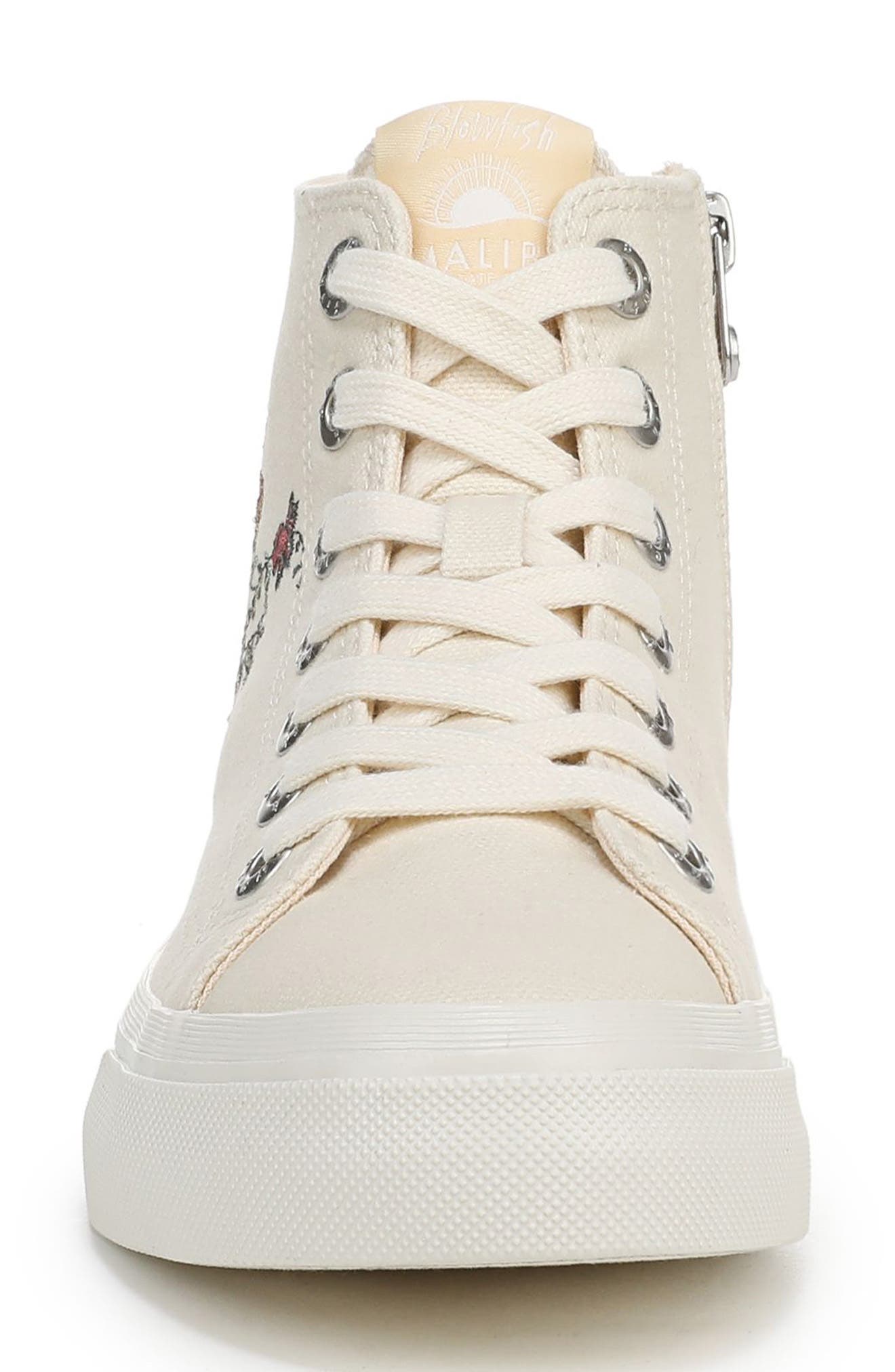 Blowfish Malibu Catch Sun High Top Sneaker, Alternate, color, White Sands Canvas