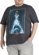 True Nation by DXL Big & Tall Jaws Graphic Tee