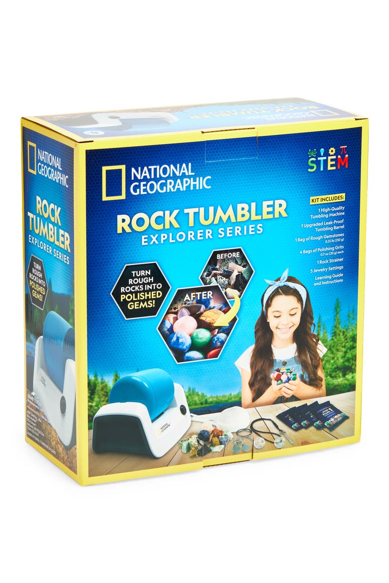 Explorer Series Rock Tumbler Kit, Main, color, MULTI