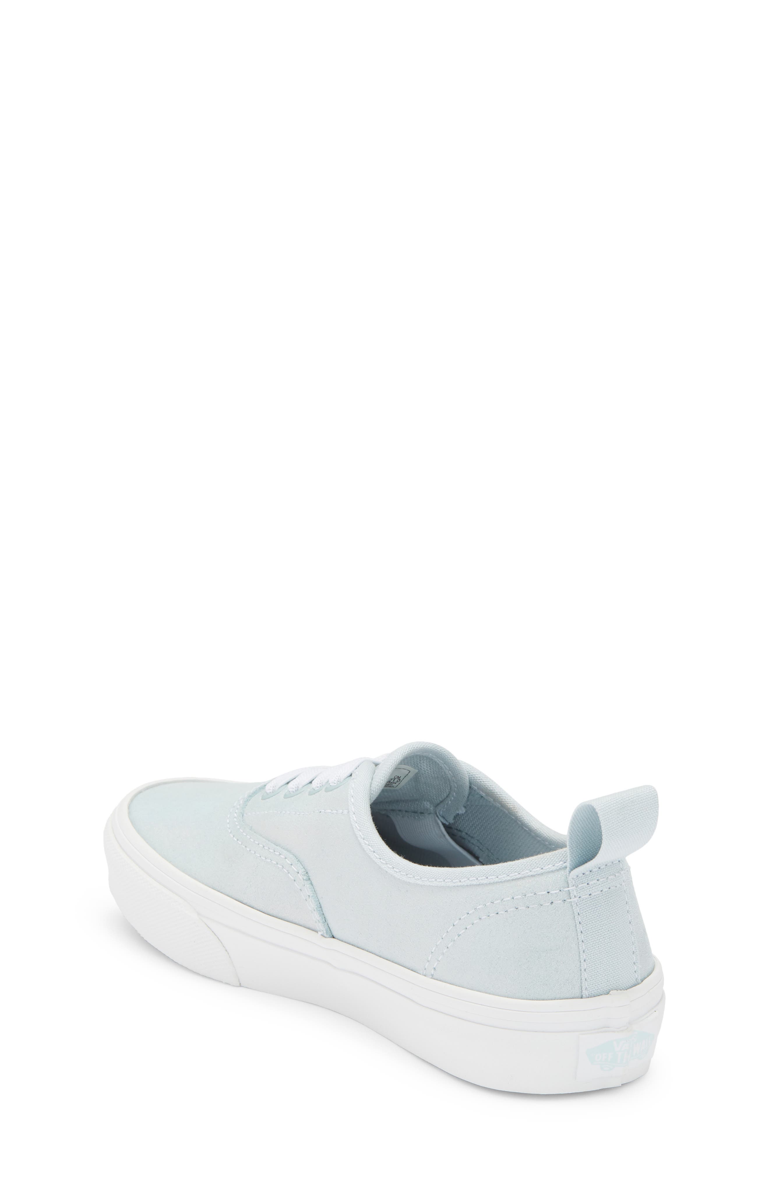 Kids' Authentic Elastic Lace Holo Sneaker, Alternate, color, DAWN MIST