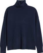 Nordstrom Oversize Cashmere Turtleneck Sweater