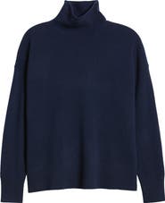 Nordstrom Oversize Cashmere Turtleneck Sweater