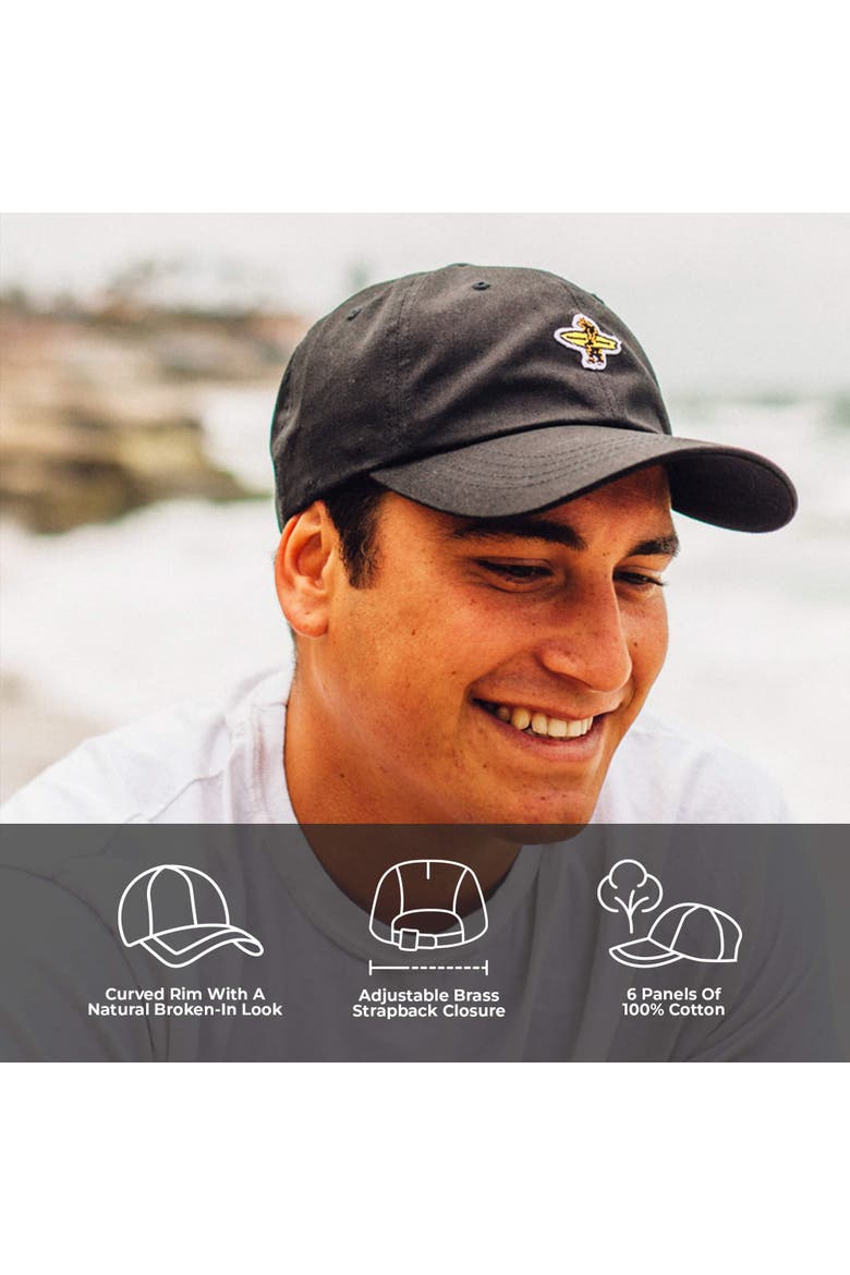 Dad Hat Baseball Cap, Alternate, color, Black