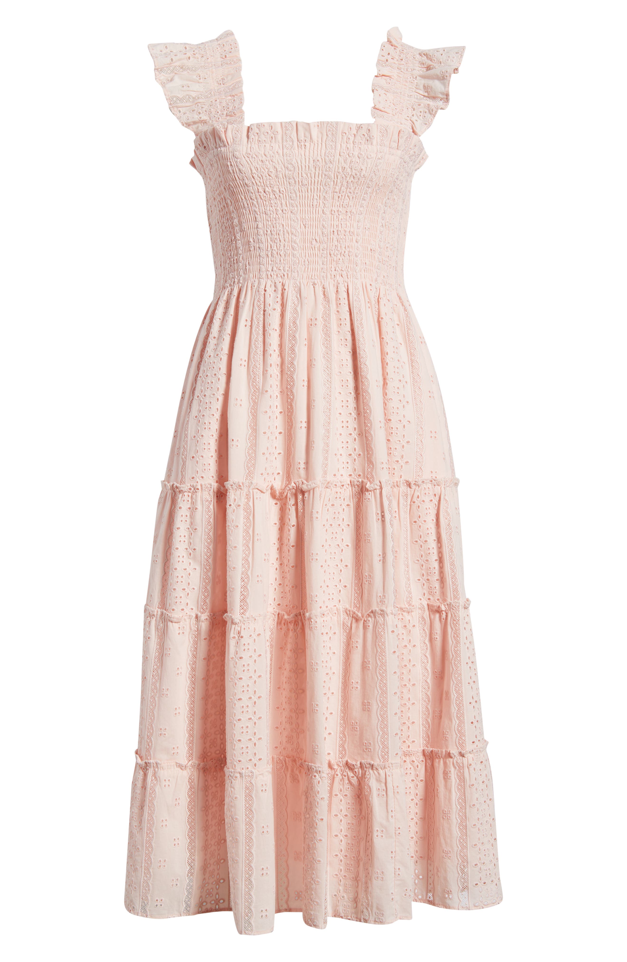 pink nap dress The Ellie Nap Dress in Light Pink Trellis XXXXL