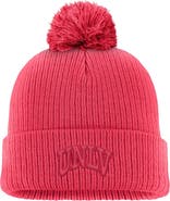 Nike Men's Nike Scarlet UNLV Rebels Tonal Peak Cuffed Knit Hat with Pom