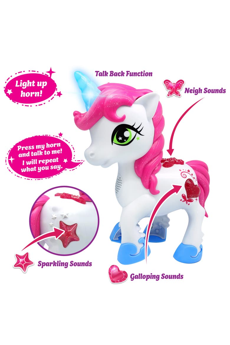 Touch & Talk, Little Unicorn, Pink & White Figure, Toddlers & Kids 2+, Alternate, color, Multicolored