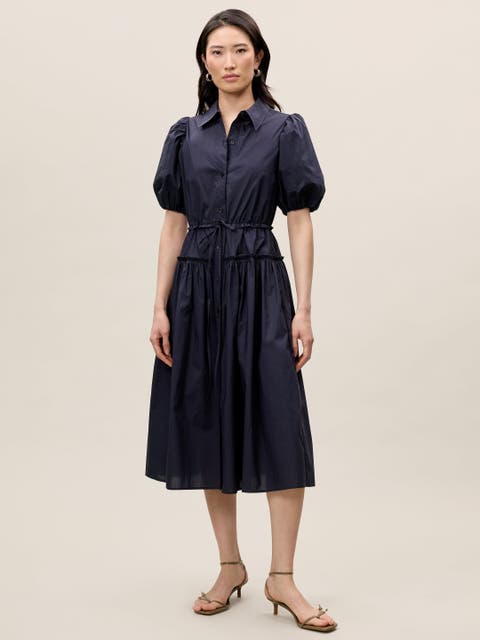 Poplin Shirt Dress