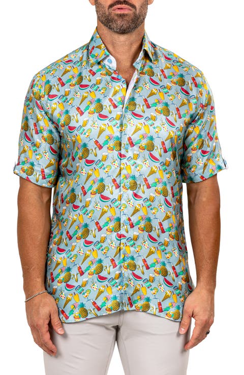 Galileo Marthy Short Sleeve Button-Up Shirt