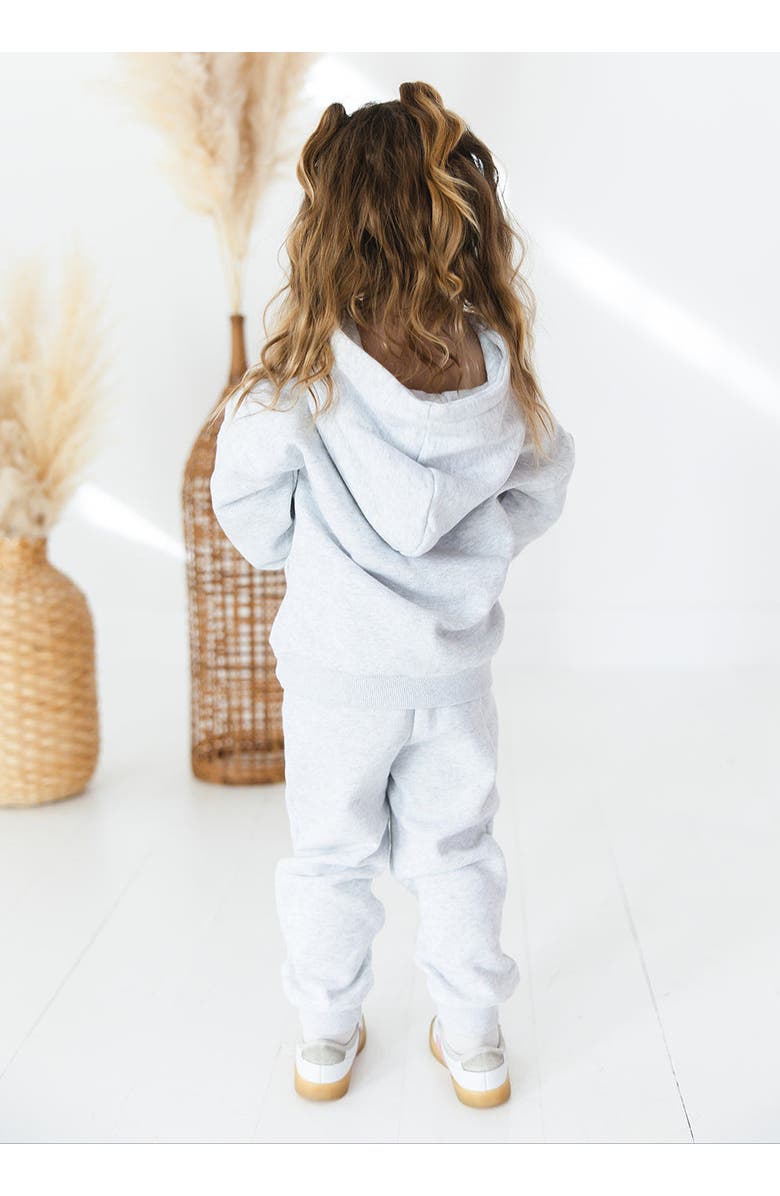 Charlie Lou Baby<sup>®</sup> Organic Cotton Hoodie & Jogger Set | Gray, Alternate, color, 