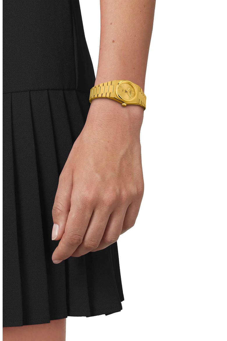 PRX Bracelet Watch, 25mm, Alternate, color, CHAMPAGNE / GOLDEN