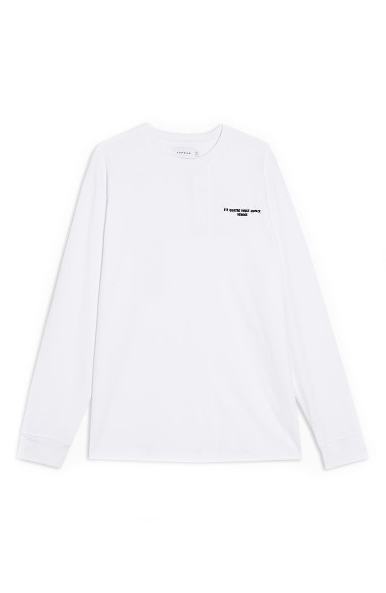 Topman Le Temp Long Sleeve T-Shirt, Alternate, color, 