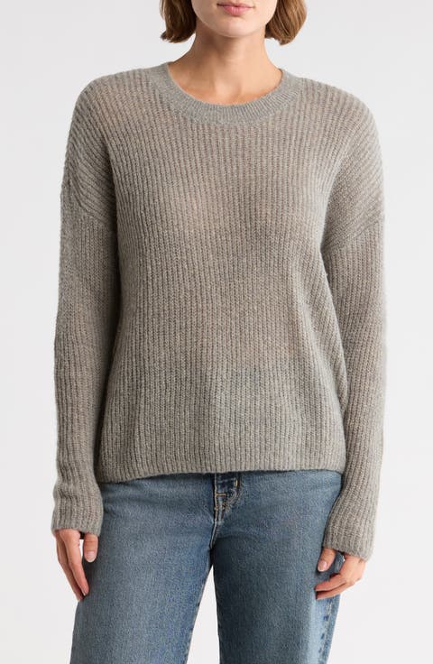 Ribbed Crewneck Sweater