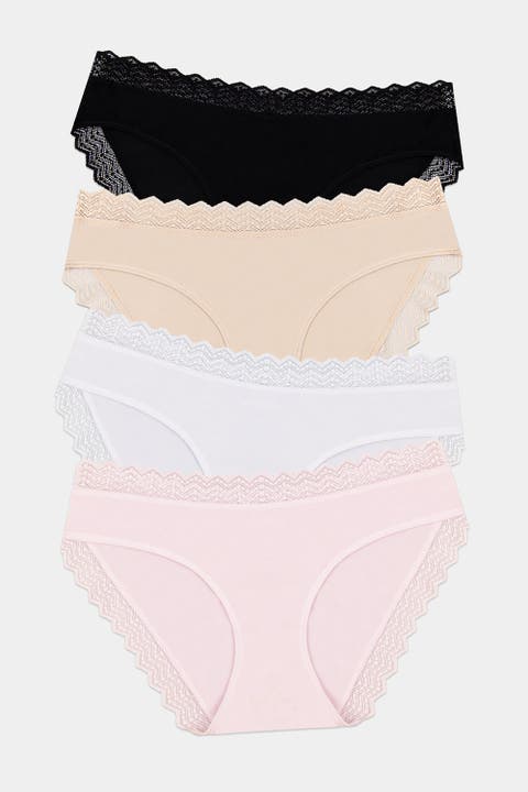 Zig Zag Lace Original Knicker Four Pack