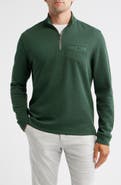 johnnie-O Flame Stitch Quarter Zip Pullover