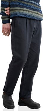 Seasalt Cornwall Helmsman Pleated Tapered Linen & Organic Cotton Pants