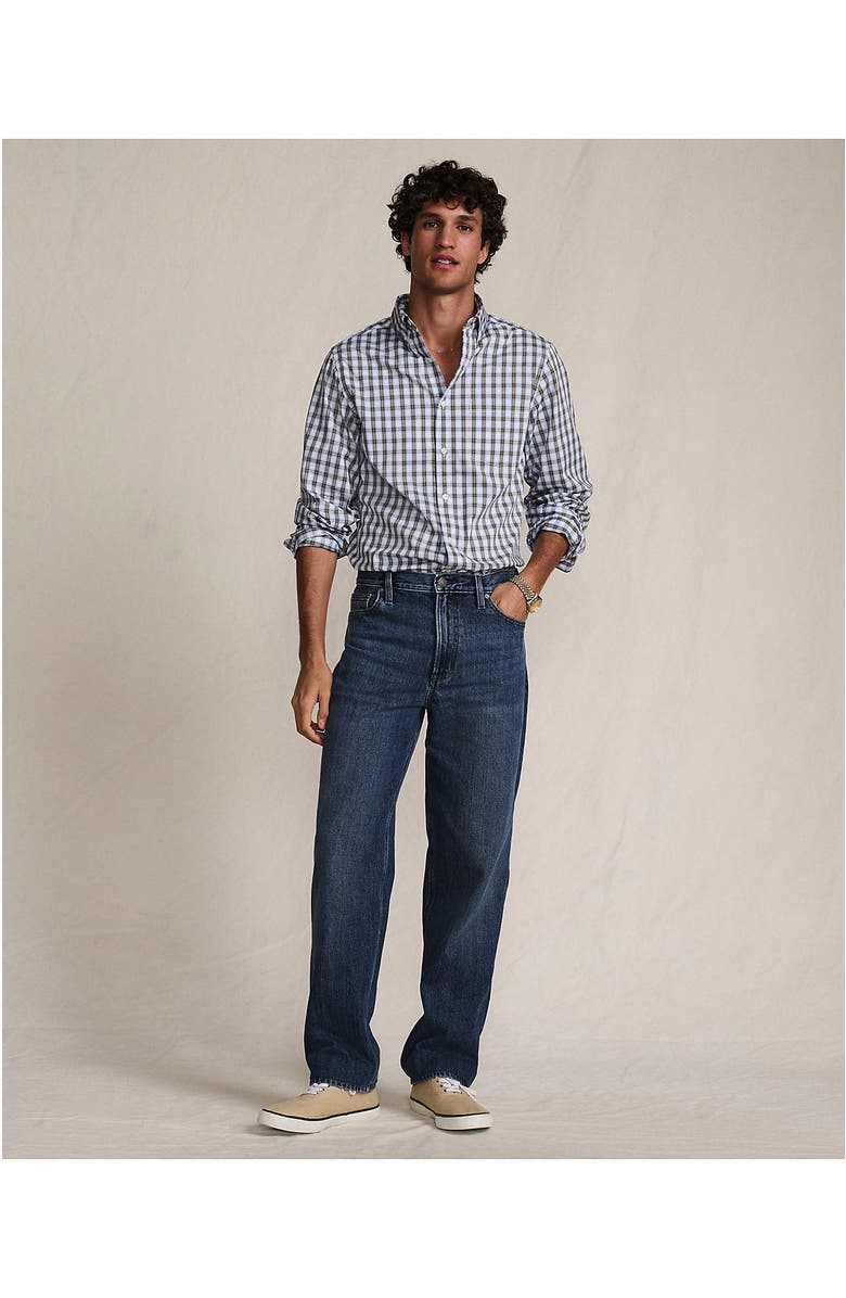 Lands' End Rigid Relaxed Tapered Jean, Alternate, color, 