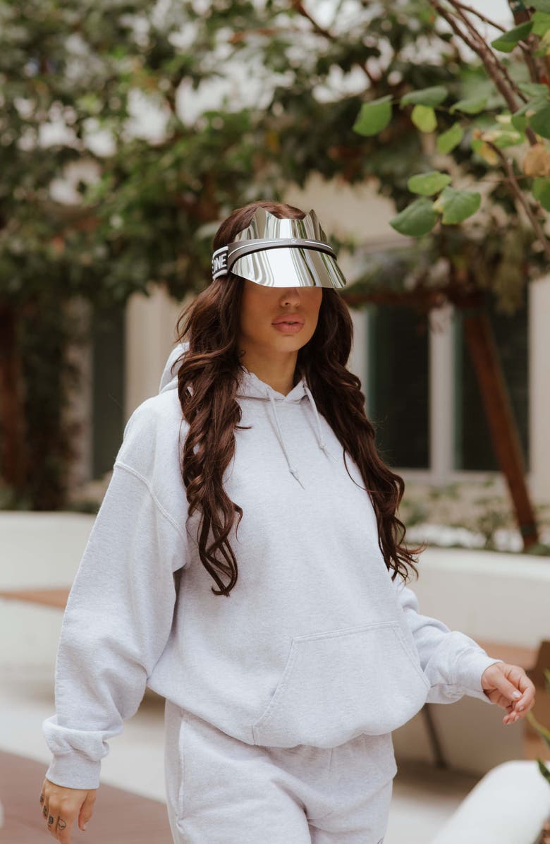 Bluestone Sunshields Kitty Lux Visor, Alternate, color, Chrome