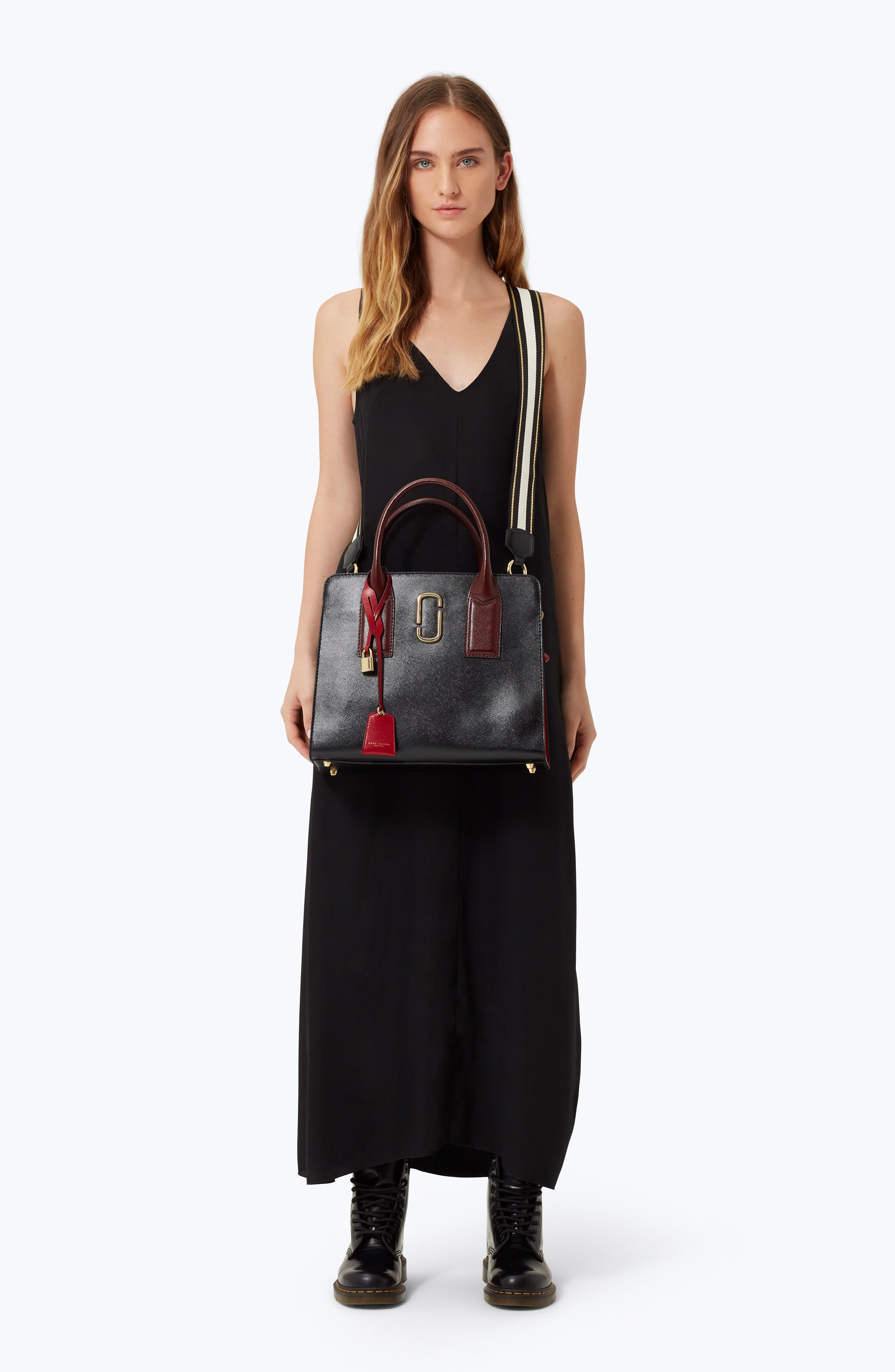 The Marc Jacobs MARC JACOBS Big Shot Leather Tote, Alternate, color, 