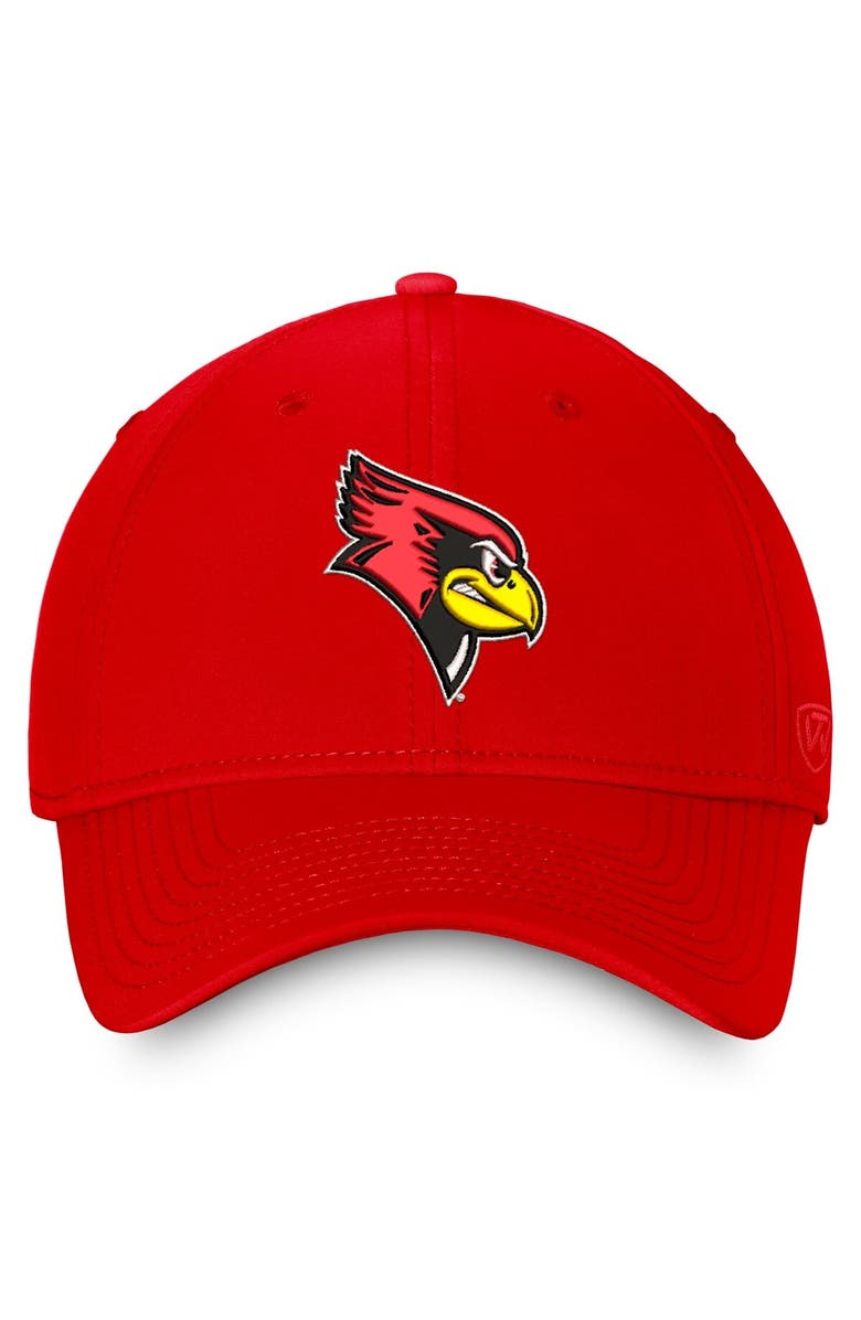 TOP OF THE WORLD Men's Top of the World Red Illinois State Redbirds Reflex Flex Hat, Alternate, color, 